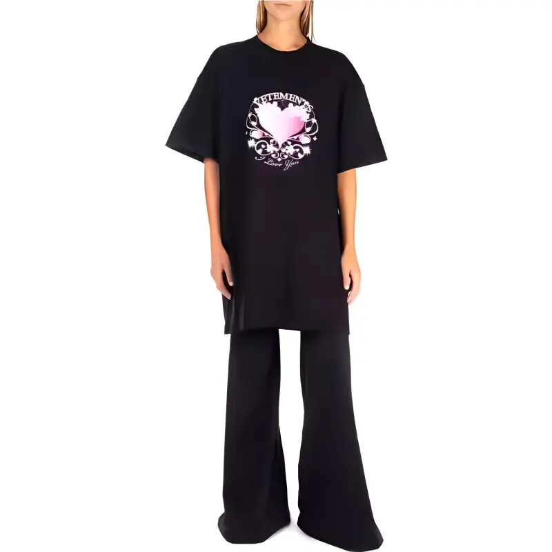 Vetements T Shirts Unisex Black-1