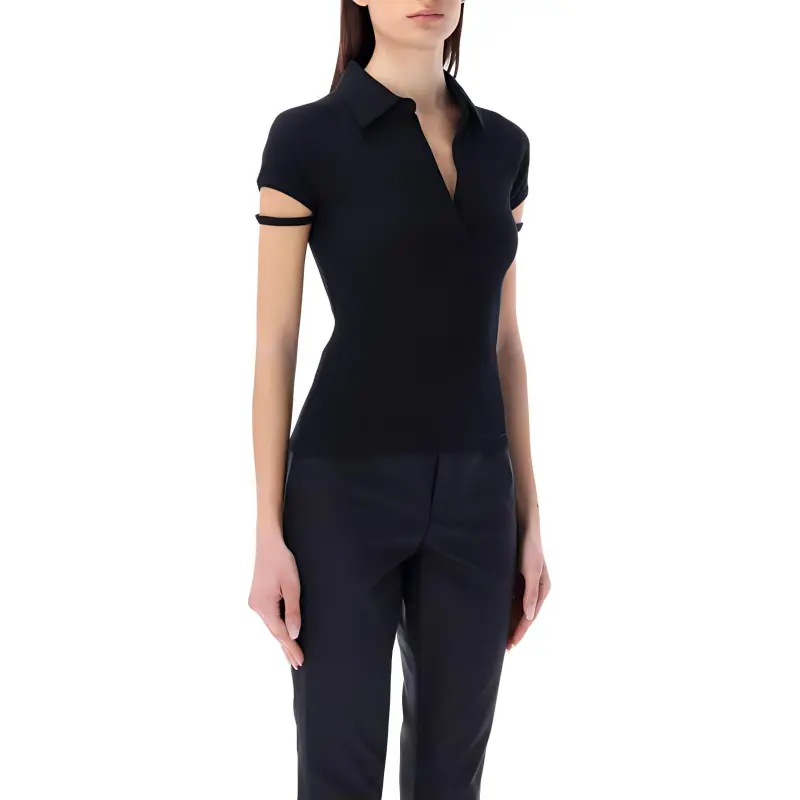 Helmut Lang Polo Shirts Women's Black-3