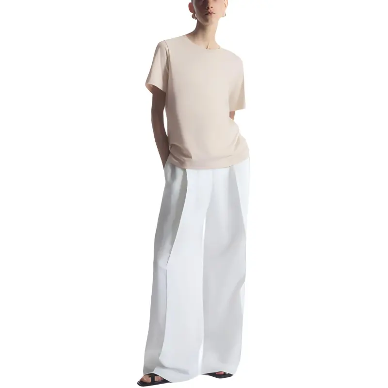 COS T Shirts Women's Beige-3