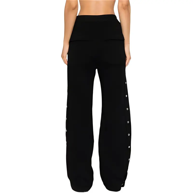 RICK OWENS Drkshdw Fleece Pusher Pants Black-3