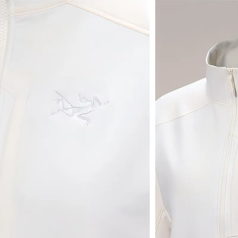 Arcteryx Gamma Series SS25 Windproof Breathable Wear-Resistant Windbreaker Jacket Women's Polar White-1