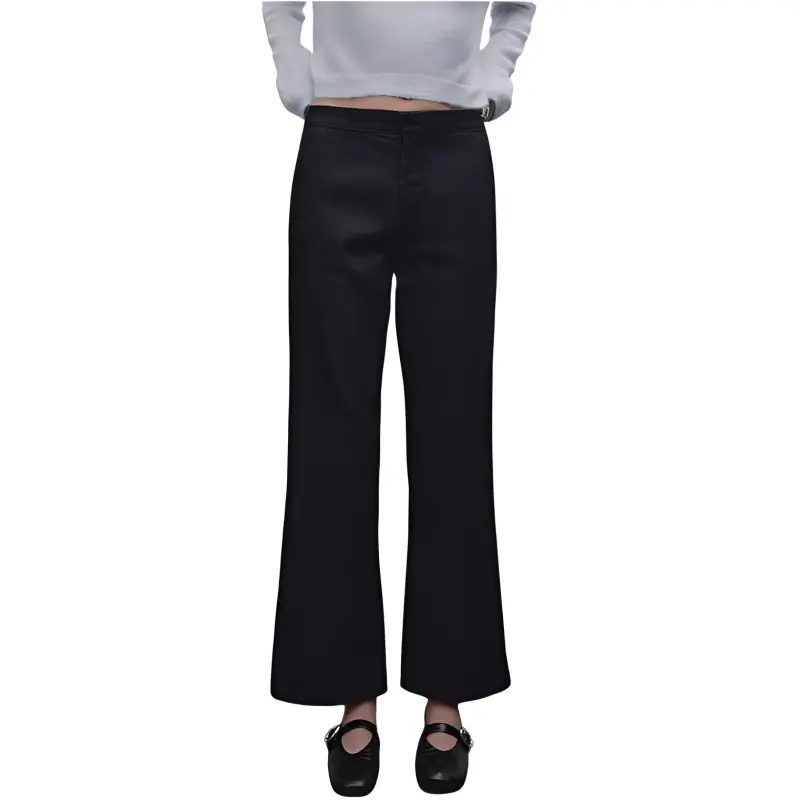 Massimo Dutti Jeans Women's Pitch Black Gray-3