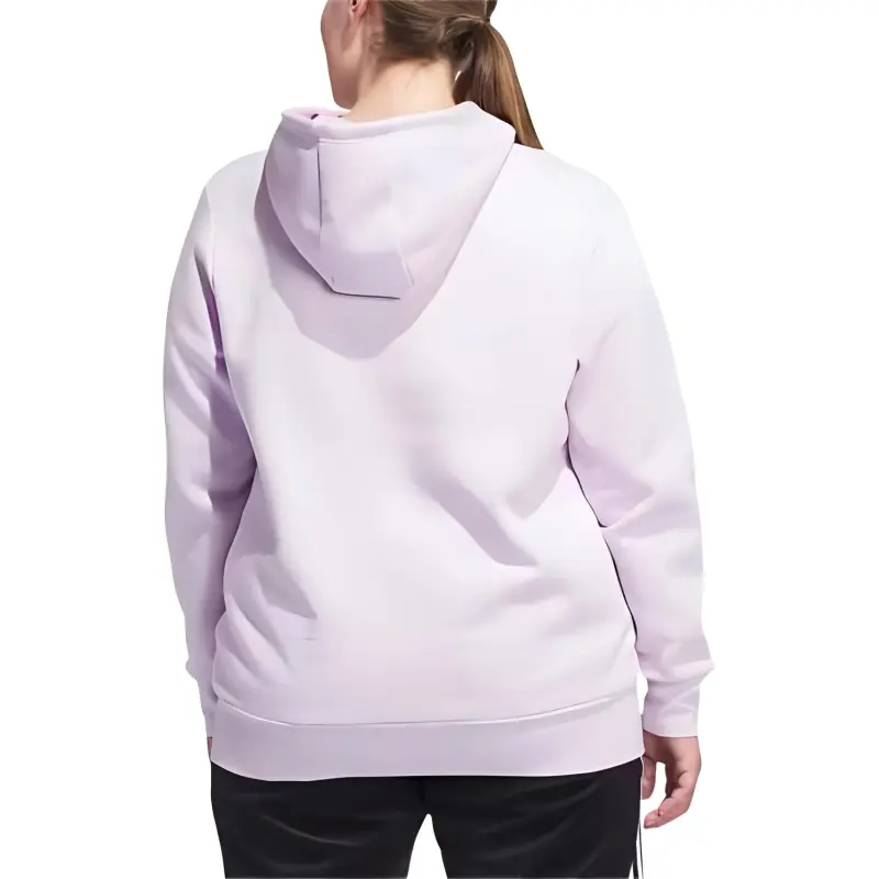 Adidas Free Shipping With AdiClub Holiday Graphic 3-Stripes Oversized Hoodie Plus Size-2