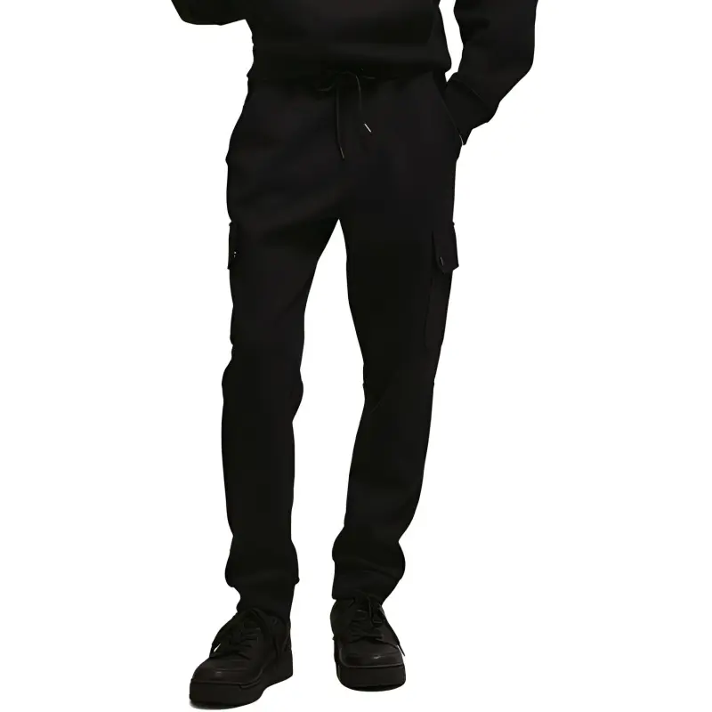 H&M Casual Pants Men Black-1