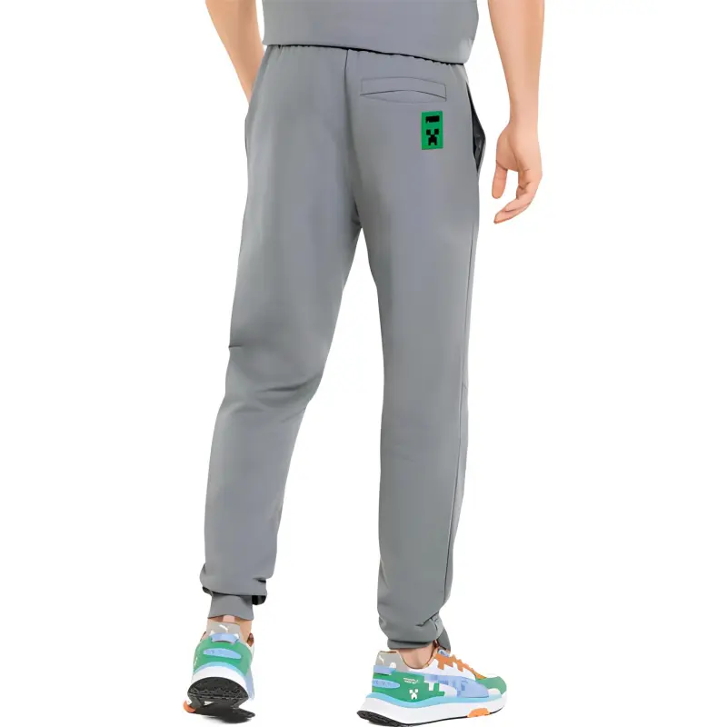 PUMA INTL Graphic Knitted Sweatpants Men Gray-4