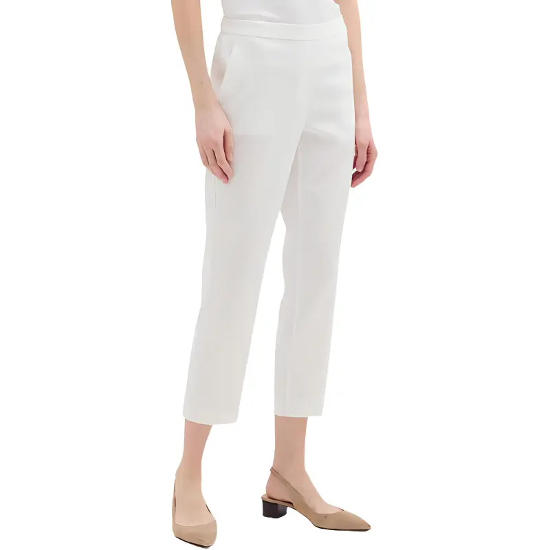 THEORY Casual Pants Women's White-4