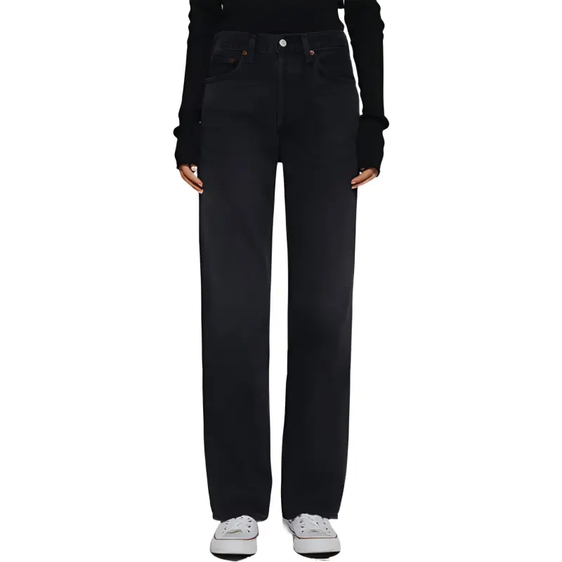 AGOLDE Jeans Women's Washed Black-1