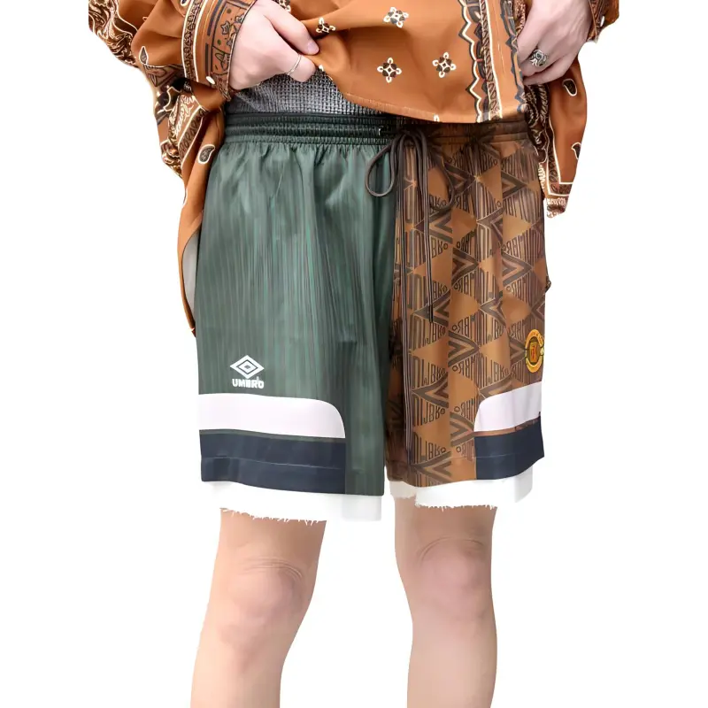 Umbro x Children Of The Discordance AW24 Casual Shorts Unisex Green Umber-1