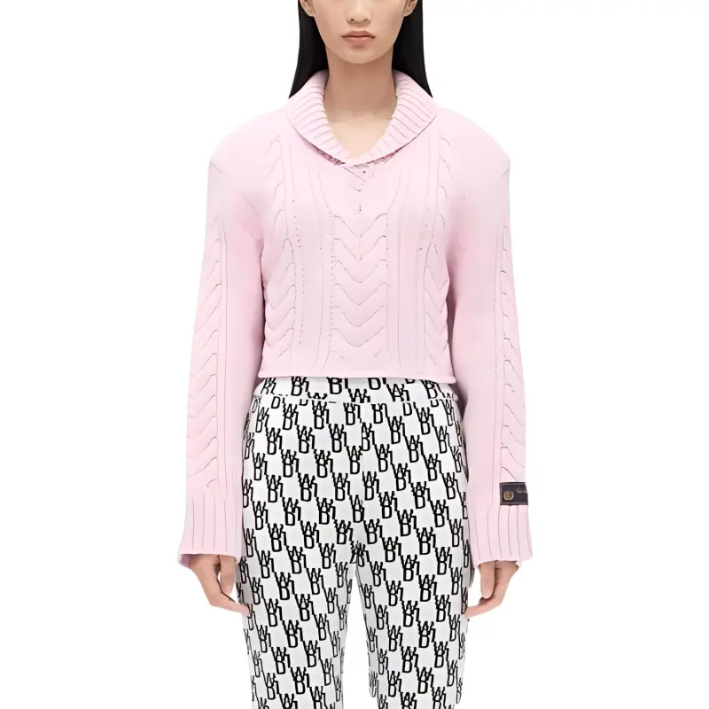 WE11DONE FW22 Sweater Women's Pink-1