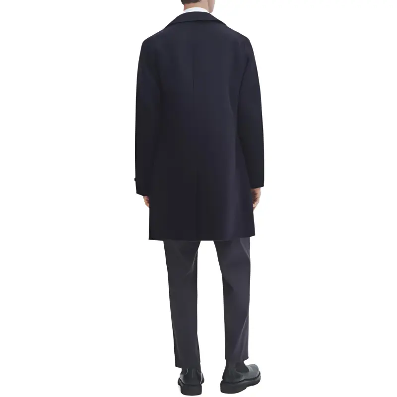 Massimo Dutti Coats Men Navy Blue-3