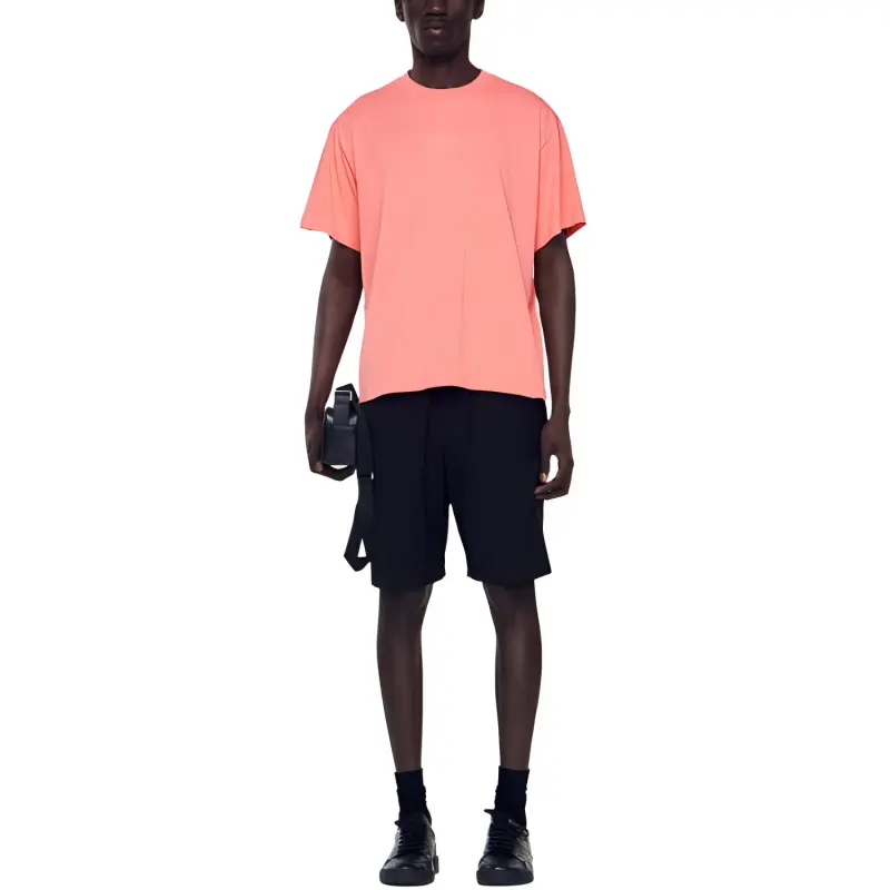 Sandro T-Shirts Men Pink-3
