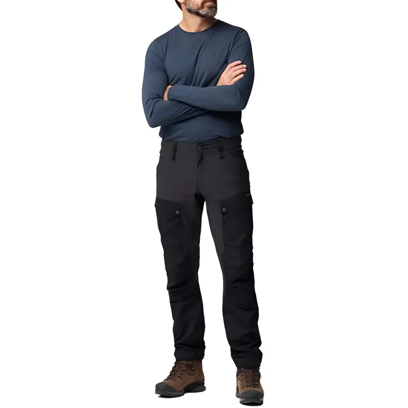 Fjallraven Casual Pants Men's Gray-2