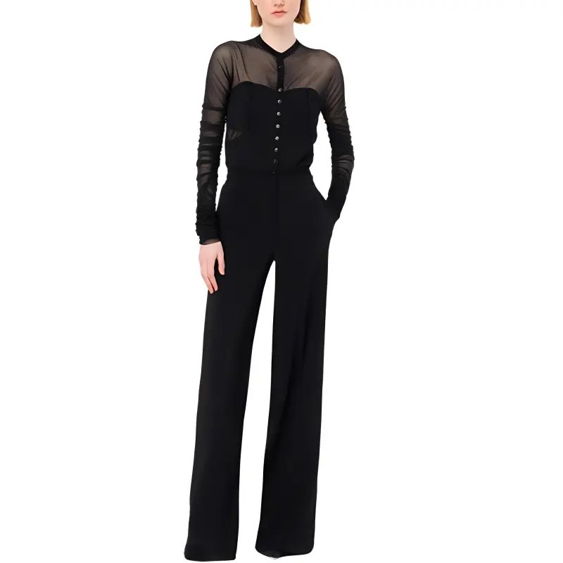 PINKO Semi sheer Corset style Shirt-2