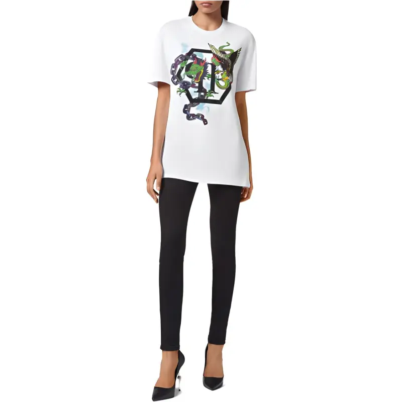 PHILIPP PLEIN Graphic print Short sleeve T shirt-3