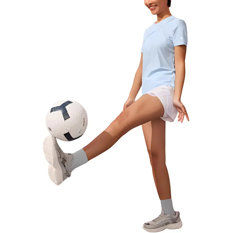 XTEP T Shirt Women's Clearwater Blue-1