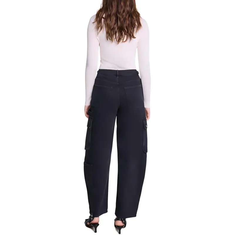 Maje Logo patch Cargo Jeans-1