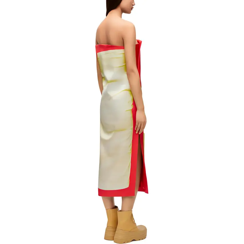 LOEWE FW23 Sleeveless Dress Women's Yellow-2