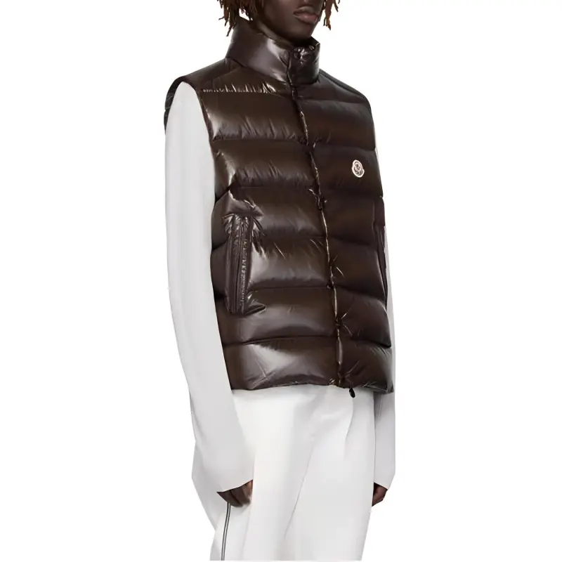 Moncler Tibb Logo patch Padded Gilet-3