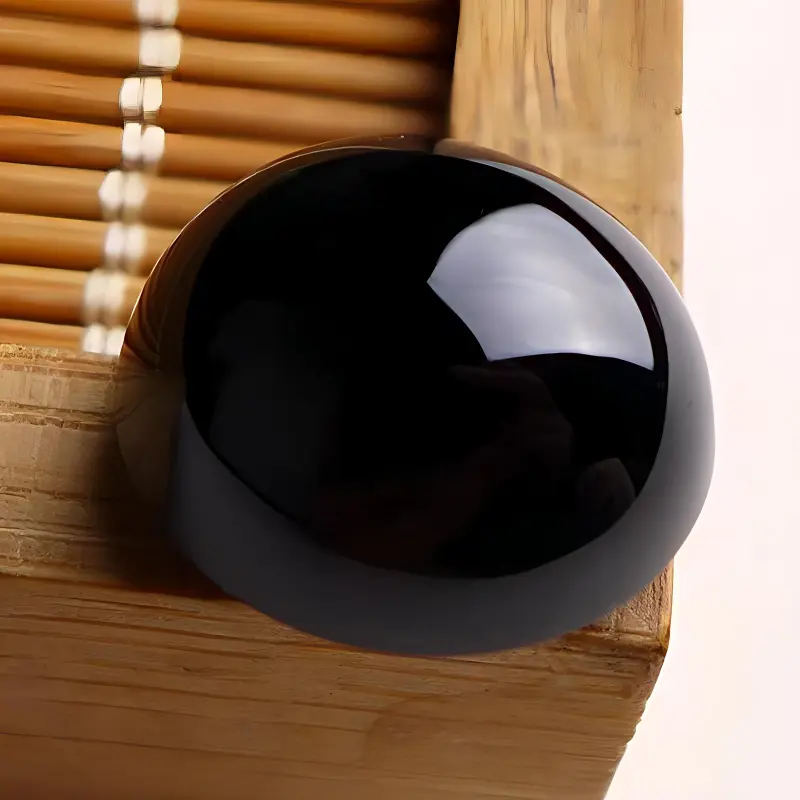 Fei Yan Glutinous Jade Ring Face Unisex-3
