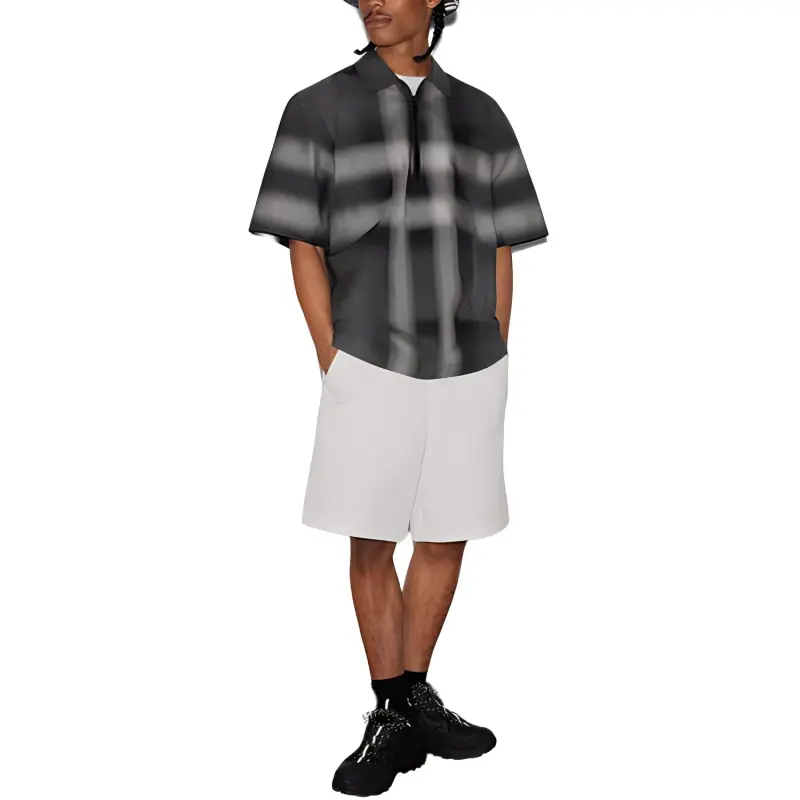 Burberry x POP TRADING COMPANY FW22 Casual Shorts Men's White-1