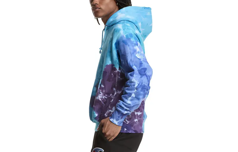 Champion Hooded Other Sweatshirt Unisex Sky Blue-2