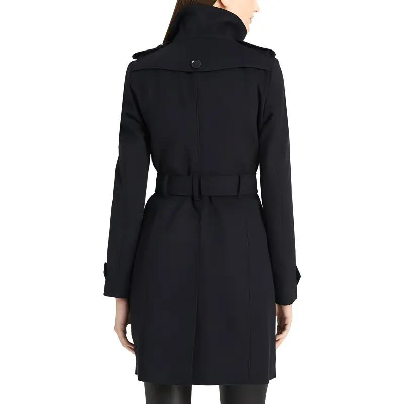 Burberry Trench Coats Women's Black-1