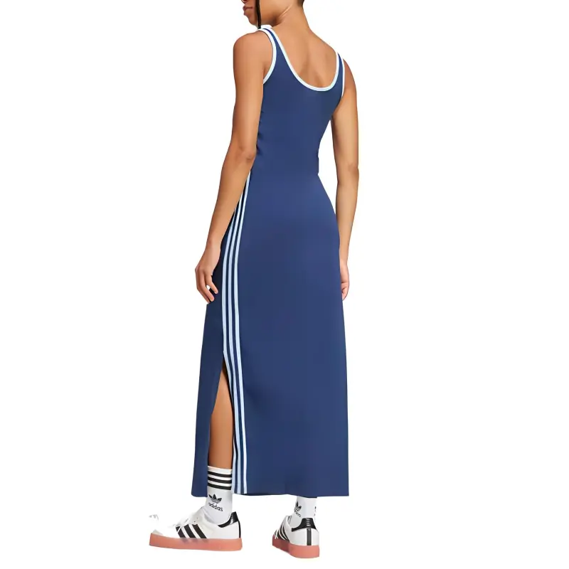Adidas Originals Adicolor 3 Stripes Tank Maxi Dress-2