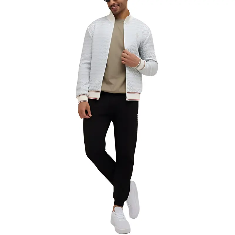 GUESS Jackets Coats Unisex White-1