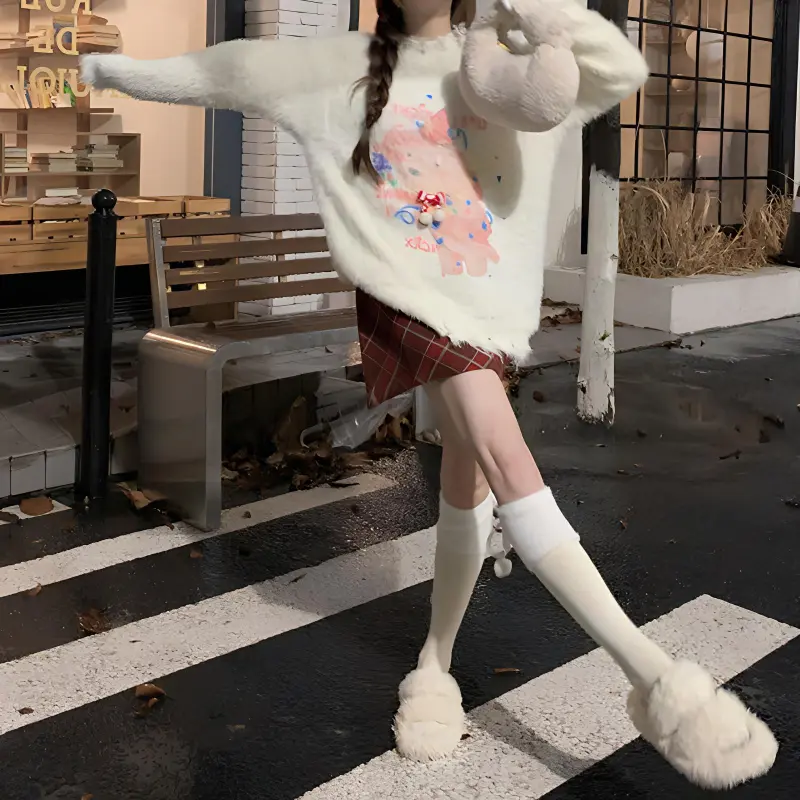 PAIN OR PLEASURE Knitwear Women's White-2