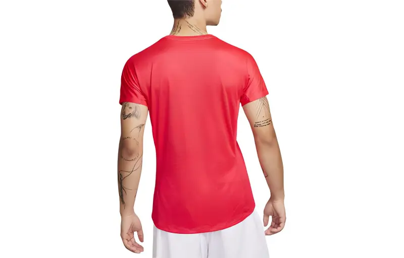 Nike Rafa Challenger T-Shirt Men's Siren Red-1
