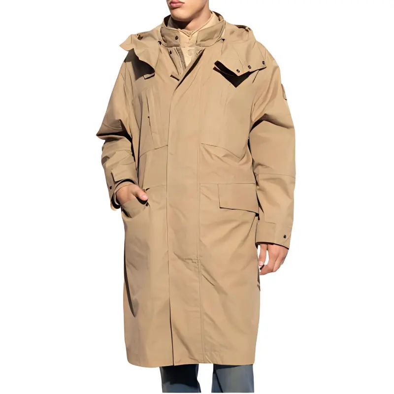 STONE ISLAND Layered Parka Coat-2