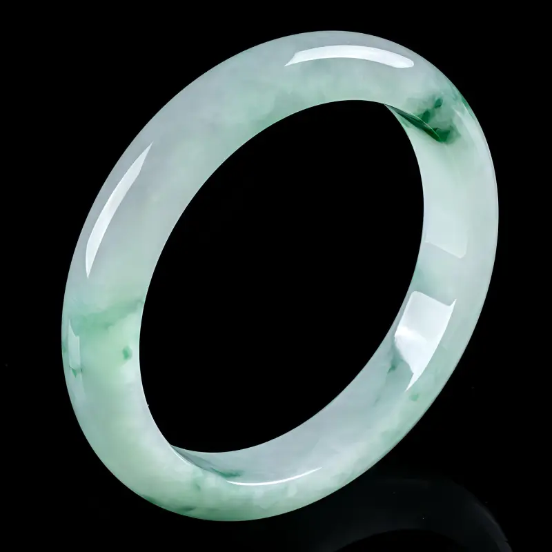 PUPAN Glutinous Jade Jadeite Bangles Women's-2
