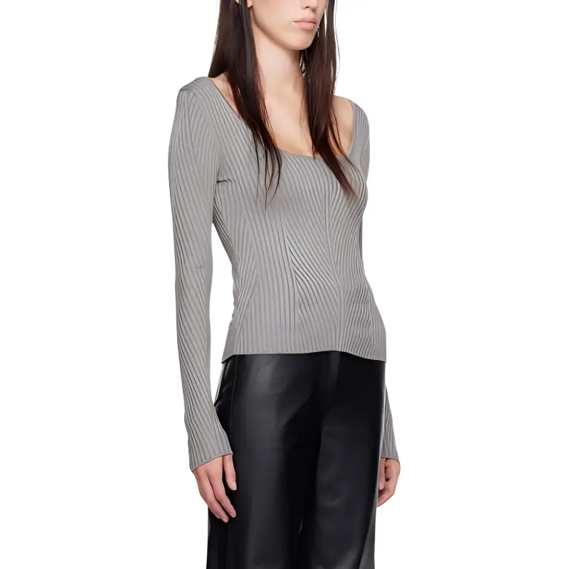 CALVIN KLEIN T Shirt Women's Gray-2