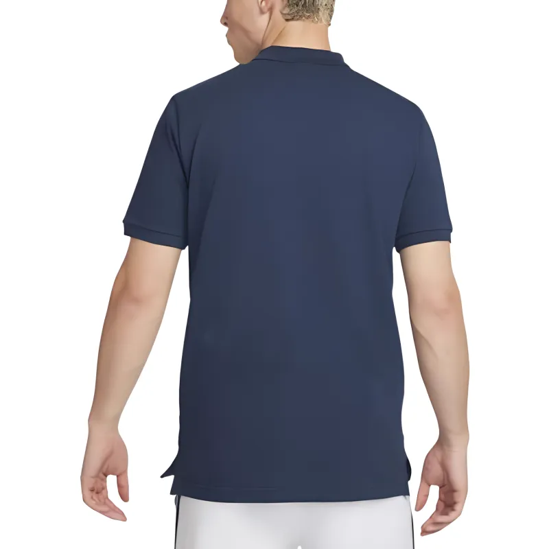 Nike Polo Shirts Men Dark Blue-2