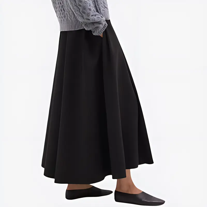 THEORY Pleated Midi Skirt-2