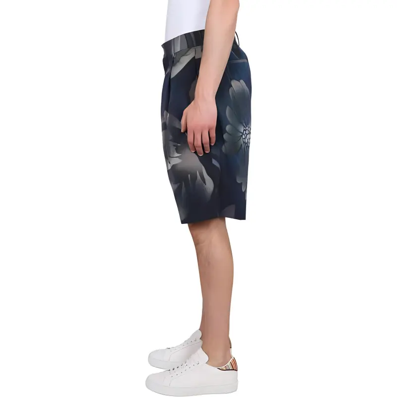 Paul Smith Abstract Printed Knee Length Shorts-3