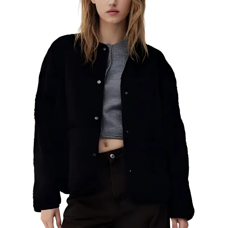 H&M Jackets & Coats Women's Black-3