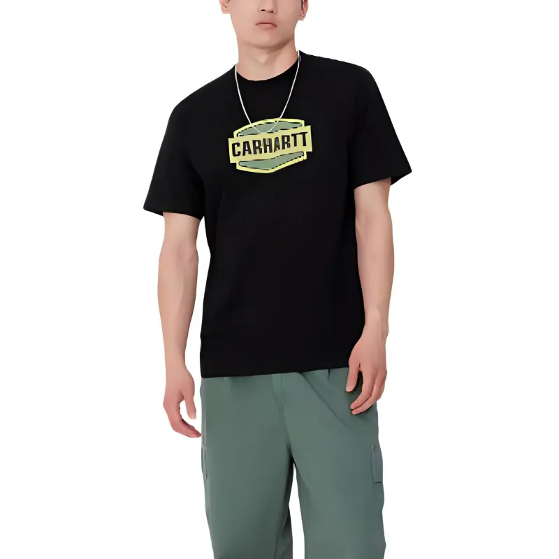 Carhartt WIP Press Script Crewneck T Shirt-2