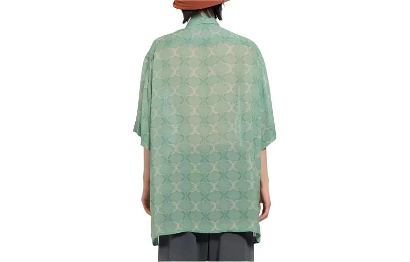 DRIES VAN NOTEN Cassidye Collared Short-Sleeves Shirt-1