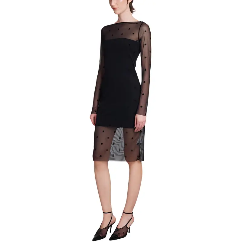 Givenchy 4G Semi sheer Midi Dress-3