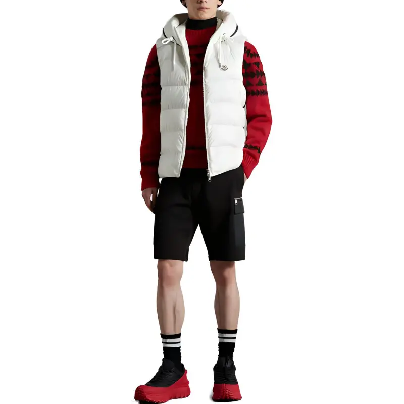 Moncler Cardamine Series Vests Men White-1