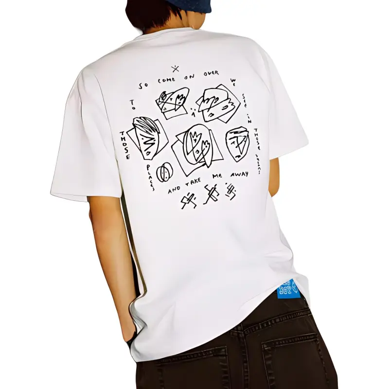 POLAR SKATE CO T Shirt Unisex White-3