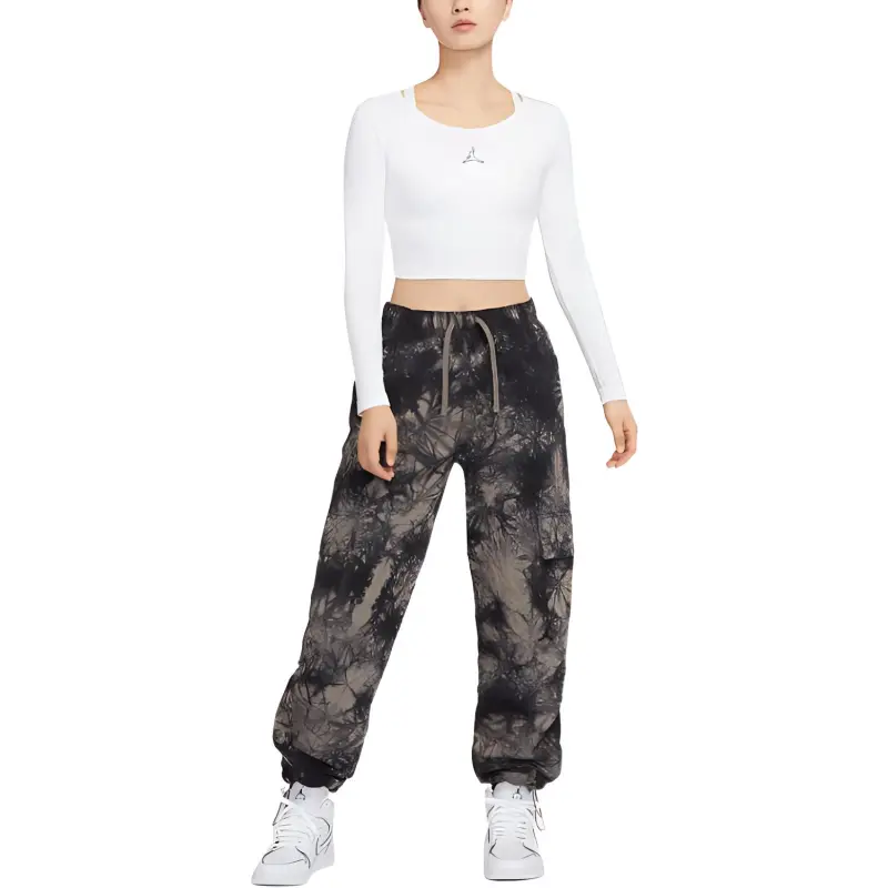 Jordan Flight Crop Tops Women's White-2