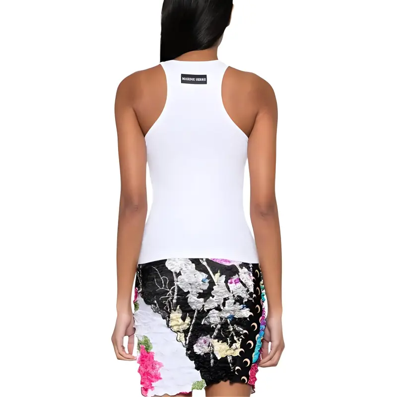 Marine Serre Moon Embroidered Tank Top-2