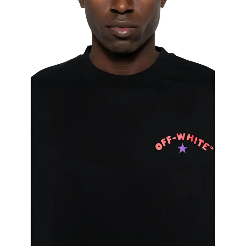 OFF WHITE Star Arrow Short Sleeved T Shirt-4