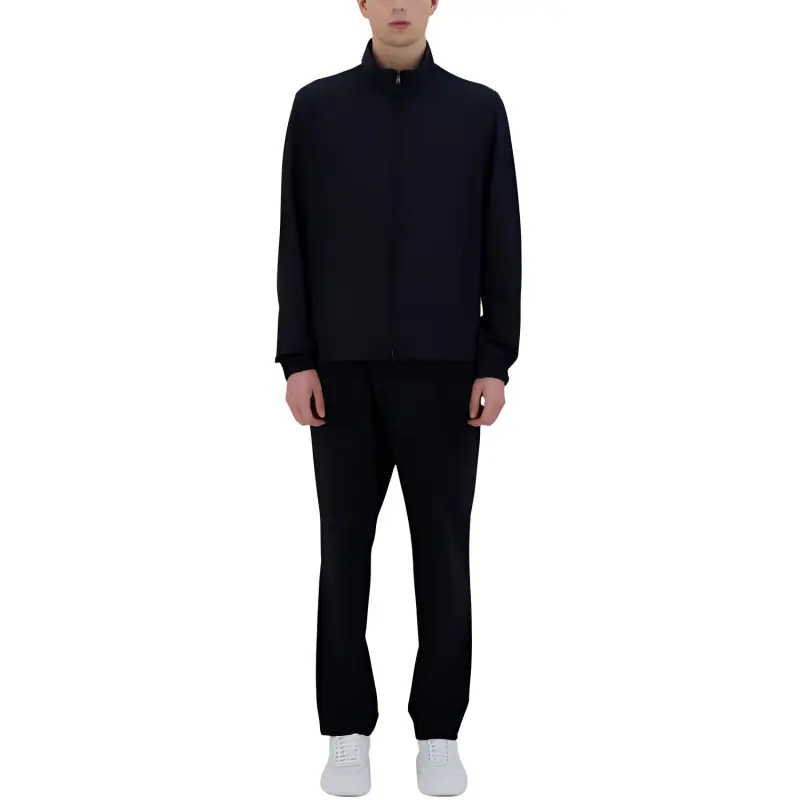 HERNO Zip Up Straight Hem Bomber Jacket-3