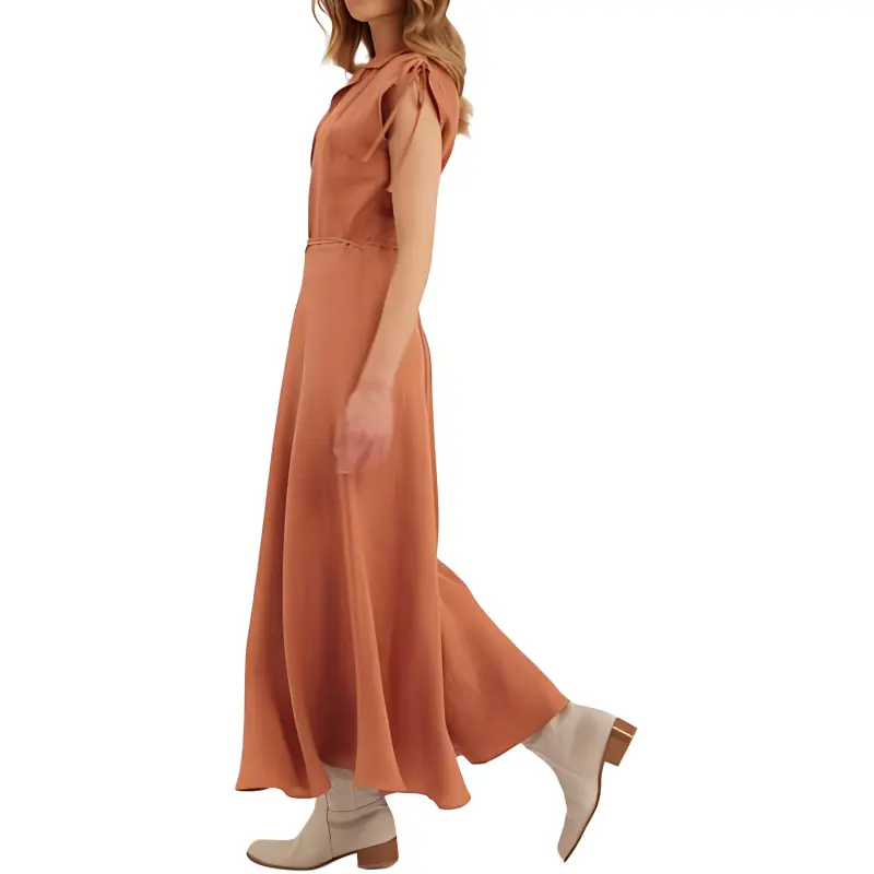 INES DE LA FRESSANGE Sleeveless Dress Women's Caramel-2