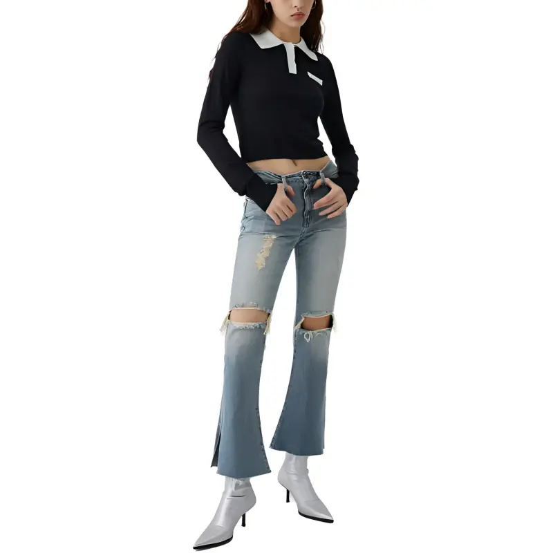 MOUSSY Jeans Women's Light Blue-5
