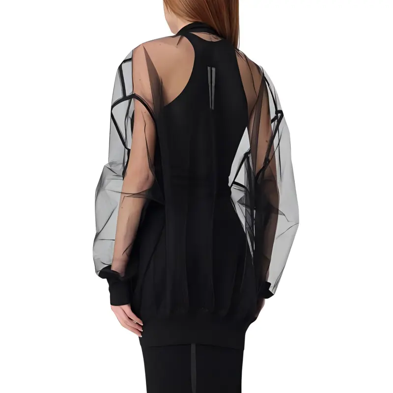 RICK OWENS Jumbo Flight Bomber Jacket-4