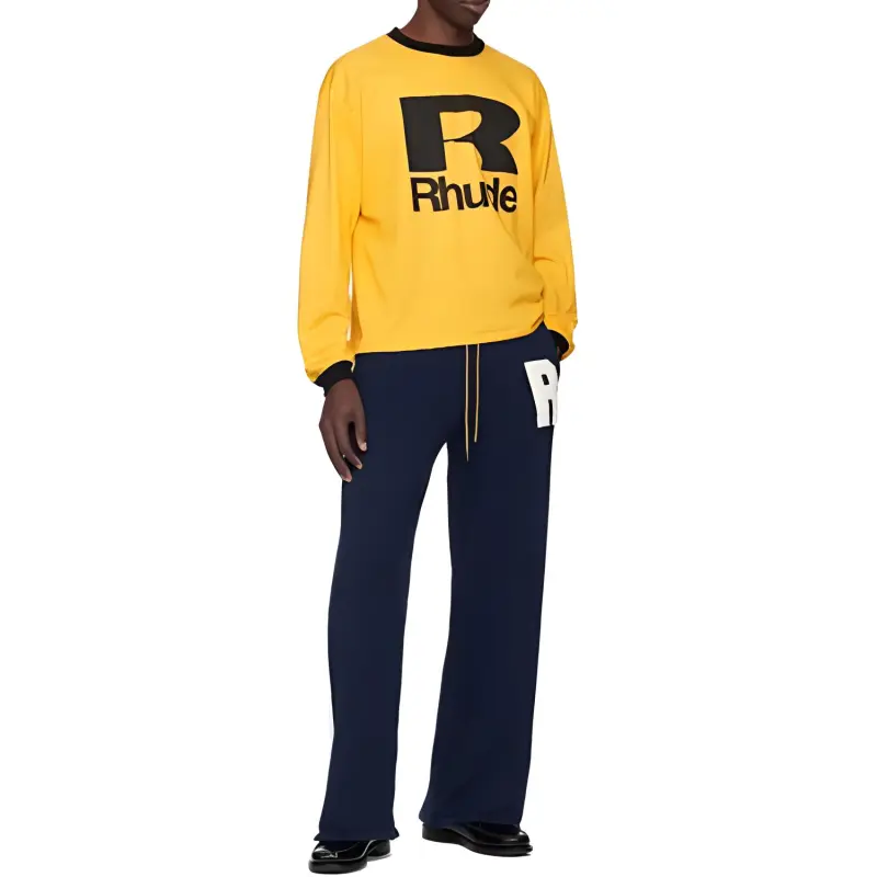 RHUDE Petrol Long Sleeve-1